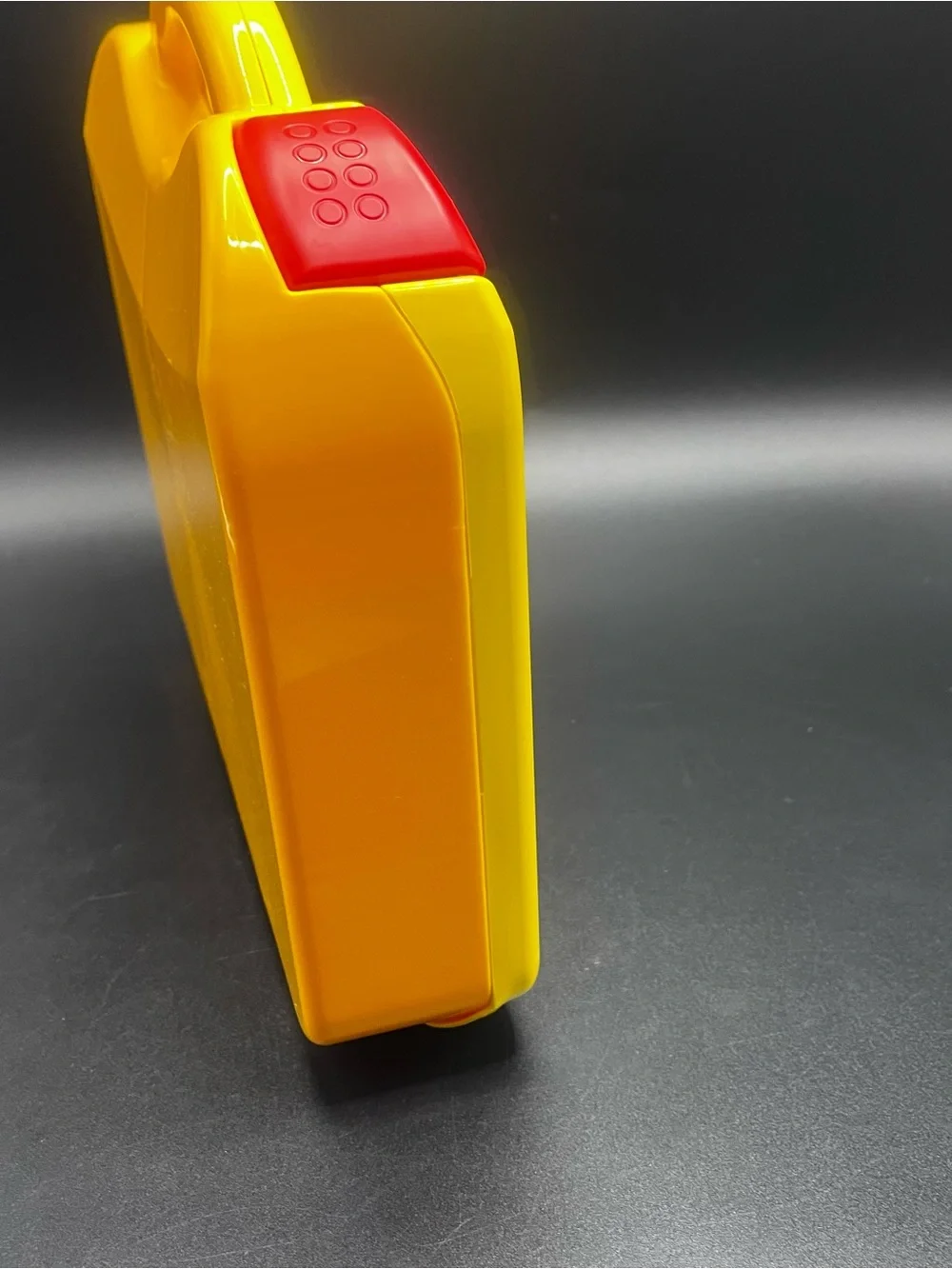 LEGO Plastic Storage Box / Carrying Case W/Handle Yellow Removable Dividers